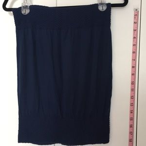 Navy blue Choice tube top